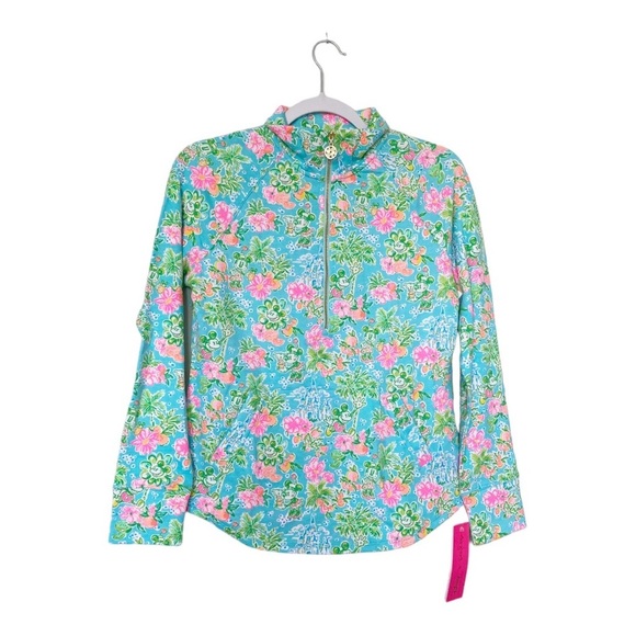 Lilly Pulitzer Lilly Loves Disney Skipper Mickey Minnie Preppy Blue/Pink Sz XS - Picture 2 of 11